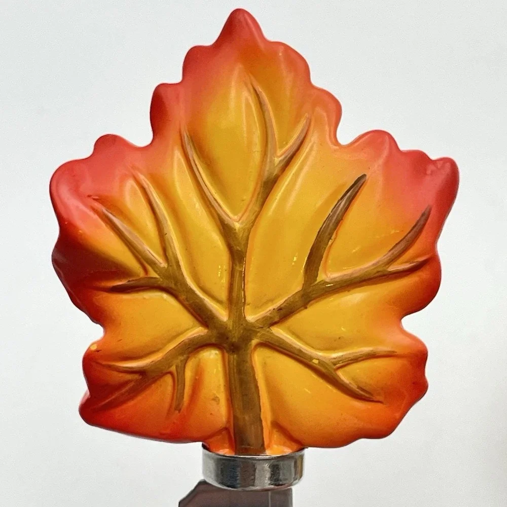 Vintage 2000s Autumn Harvest Cheese Spreaders Sunflower‎ Pumpkin Leaf Acorn Set